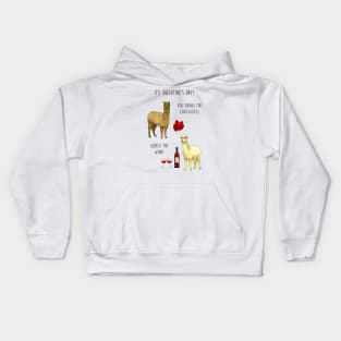 ALPACA THE WINE Kids Hoodie